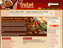Tablet Screenshot of crockpoteasyrecipes.com